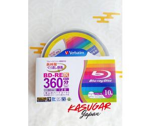 Verbatim Japan Blu-ray Disc Repeated Recording BD-RE DL 50GB 10Pcs from Japan