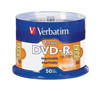 Verbatim Life Series DVD-R Printable Disc Spindle, Pack Of 50 98472