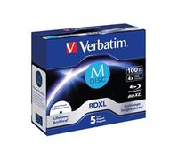 Verbatim 43834 100GB 4x MDISC BDXL Lifetime archival - 5 pack JC