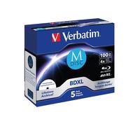Verbatim M-Disc BD-R XL 100GB 4x (Pack of 5) 43834