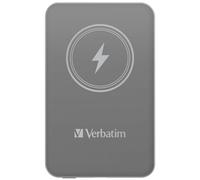 Verbatim Charge 'n' Go Magnetic Wireless Power Bank 5000mAh Grey