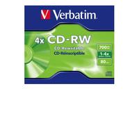 Verbatim Metal Azo Datalife+ CD-R/CD-RW Media Blank 700 MB