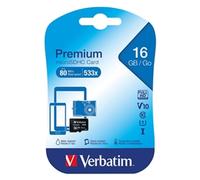 Verbatim MicroSDHC Class 10 16GB Memory Card 44010