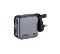 Verbatim Mini GaN Charger 65W 3-Port with Display