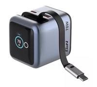 Verbatim Mini GaN Charger 70 W with Display and USB-C Cable Travel Adapter