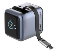 Verbatim Mini GaN Charger 70W with Display and USB-C cable