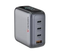 Verbatim Mini GaN Charger with Display - 140W 4-Port Wall Charger with USB Cable