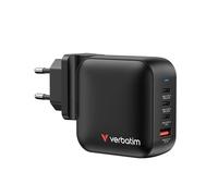 Verbatim Mini GaN Wall Portable Adapter Fast Travel Charger 100W 4 Port 32231