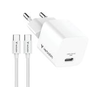 Verbatim Mini Usb-C Charger 20W Eu Plug With Cable