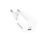 Verbatim Mini USB-C Charger 20W Fast Charging EU Plug Compact Travel Adapter