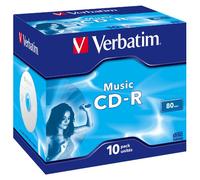 Verbatim Music CD-R for Audio 80min 10 Pack, 43365 (10 Pack)
