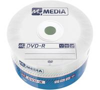 Verbatim MyMedia DVD-R 16x 4.7GB Blank Discs branded - 50 Pack Spin