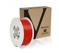 Verbatim 55053. Printing material: Polyethylene Terephthalate Glycol (PETG) Printing colours: Red Brand compatibility: Any brand. Weight: 1 kg Thickness: 1.75 mm. Quantity per pack: 1 pc(s) Package type: Box