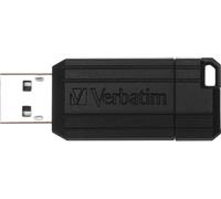 Verbatim 32GB Pinstripe Flash Drive USB Memory Stick - Black 49064