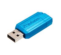 Verbatim PinStripe - USB Drive 16 GB - Caribbean Bluee