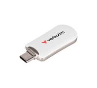 Verbatim USB-C Flash Drive Plectra 256GB White