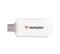Verbatim Plectra USB-C Flash Drive 256GB White 30230
