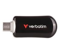 Verbatim Plectra USB-C Flash Drive Black 256GB
