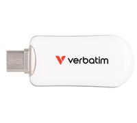 Verbatim Plectra USB-C Flash Drive White 256GB
