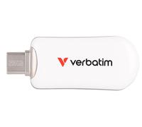 Verbatim USB-C Flash Drive Plectra 256GB White