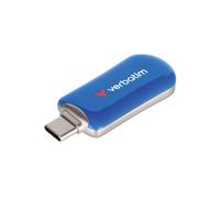 Verbatim Plectra USB-C Flash Drive Blue 128GB