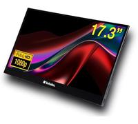 Verbatim PMT-17 Portable Touchscreen Monitor 17.3 Inch FHD 1080P 49593