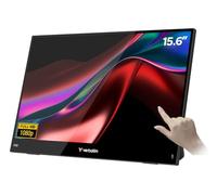Verbatim Portable Touch Screen 15.6" Full HD Mobile Monitor Portable Plastic Screen for Laptop, Tablet, Smartphone, PS5 or Nintendo Switch with USB-A, USB-C and HDMI Ports, Black