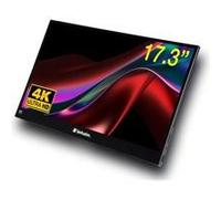 Verbatim Portable 17.3 Inch Touchscreen Monitor 4K UHD ALU