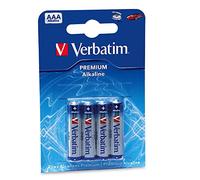 Verbatim 49920 AAA Alkaline Batteries (Pack of 4)