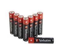 VERBATIM Premium AAA alkaline batteries - 1.5V - AAA-LR03 micro - batteries-AAA - batteries for MP3-player, camera, remote control, shaver and more - premium alkaline battery - 8 pieces