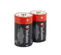 VERBATIM Premium Alkaline Block Batteries - 1.5V - D-LR20 mono-battery - D alkaline batteries - batteries for radio, camera, torch, remote control & more - premium alkaline battery - 2 pcs