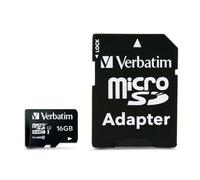 Verbatim Premium. Capacity: 16 GB Flash card type: MicroSDHC Flash memory class: Class 10 Read speed: 80 MB/s Write speed: 10 MB/s. Product colour: Black