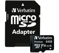 Verbatim 64GB microSDXC (Adapt) 64GB MicroSDXC Class 10 memory card