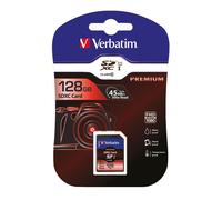 Verbatim Premium SDXC Memory Card Class 10 Uhs-I U1 128GB - 44025