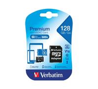 Verbatim Premium SDXC Micro Card 128GB with Adapter 44085