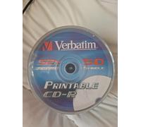 Verbatim CD-R AZO Wide Inkjet Printable no ID 700 MB 52x 50 pc(s)