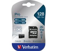 Verbatim Pro 128 GB MicroSDXC UHS-I Class 10