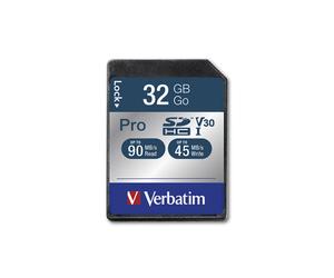 Verbatim Pro 32 GB SDHC UHS Class 10