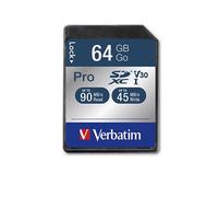 Verbatim Pro 64GB SDXC UHS Class 10 memory card