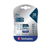 Verbatim Pro 32GB SDHC UHS Class 10 memory card