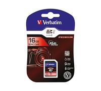 Verbatim SDHC Mem Card Class 10 16Gb