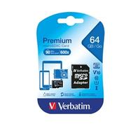 Verbatim 64GB microSDXC (Adapt) 64GB MicroSDXC Class 10 memory card