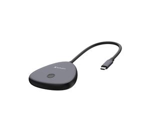 Verbatim Share My Screen USB-C Wireless Display Adapter 4K with Hub WDA-02