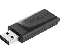 Verbatim Slider - USB Drive 128GB - Black