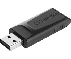 Verbatim Slider - USB Drive 128GB - Black