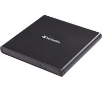 VERBATIM Slimline 98938 External CD/DVD Writer - Black