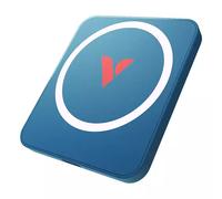 Verbatim Snapback SSD 1TB, External SSD, USB 3.2 Gen 2x2, up to 2000MB/s Read & 1600MB/s Write, Portable External Hard Drive with 20 cm USB-C Cable, for iPhone, Android, PC & Mac, Metallic Blue