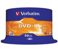 Verbatim spindle DVD-R 16 x 4.7 GB 120 min 43548 AZO Matt Silver Campana/Bells 1200