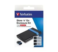 Verbatim Store'N'Go Enclosure Kit HDD/SSD enclosure Black, Blue 2.5"
