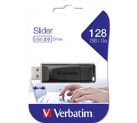 Verbatim Slider - USB Drive 128GB - Black